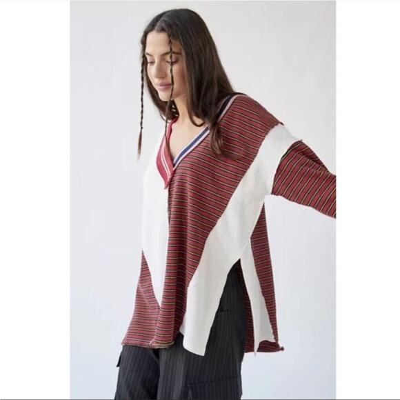 Urban Outfitters Sweaters - Urban Outfitters BDG Frazier Spliced Slouchy Sweater Women's S